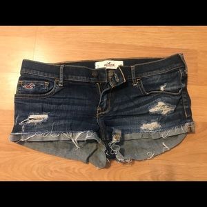 Distressed Hollister Jean Shorts